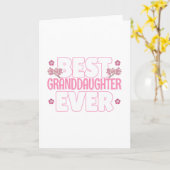 Beste kleindochter ooit - Cherry Blossoms Kaart (Gele Bloem)