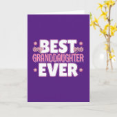 Beste kleindochter ooit - Cherry Blossoms Kaart (Gele Bloem)