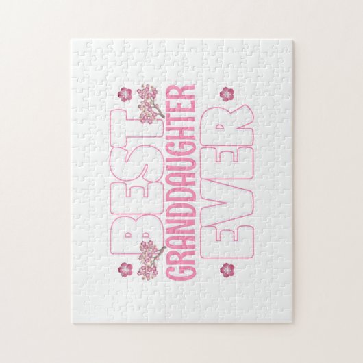 Beste kleindochter ooit - Cherry Blossoms Legpuzzel (Verticaal)