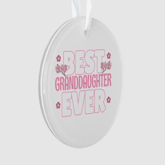 Beste kleindochter ooit - Cherry Blossoms Ornament (voorkant)