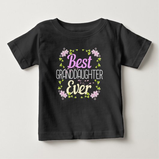 Beste kleindochter ooit - Floral (Voorkant)