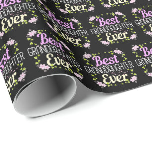Beste kleindochter ooit - Floral Cadeaupapier