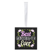 Beste kleindochter ooit - Floral Decoratie (Rechts)