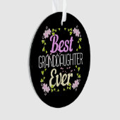 Beste kleindochter ooit - Floral Ornament (voorkant)