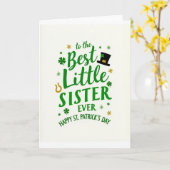 Beste Kleine Zus Aller Tijden Kaart (Gele Bloem)