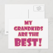 Beste kleinkinderen briefkaart (Voorkant / Achterkant)