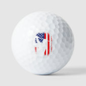 Beste kleinzoon van Par Golfer Golfing Golfballen (Voorkant)