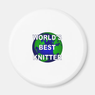 Beste Knitter ter wereld Magneet