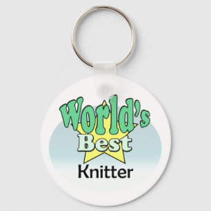 Beste Knitter ter wereld Sleutelhanger