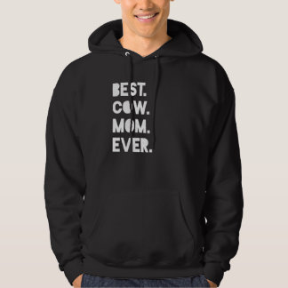 Beste Koe Mama Ooit Melkveehouder Vrouwen Wit Hoodie