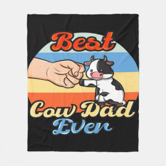 Beste Koe, pap ooit| Funny dad gift Fleece Deken