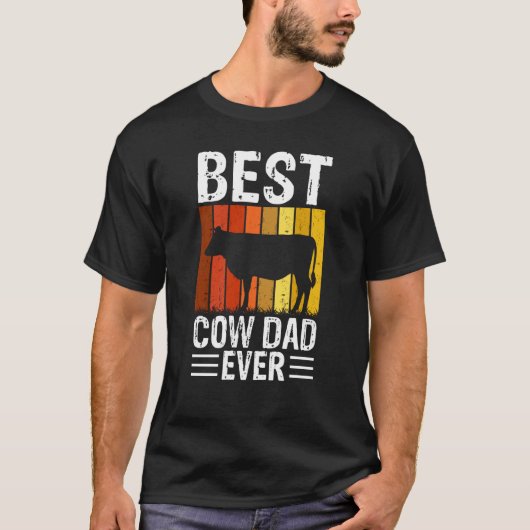 Beste Koe Papa Ooit 1 T-shirt (Voorkant)