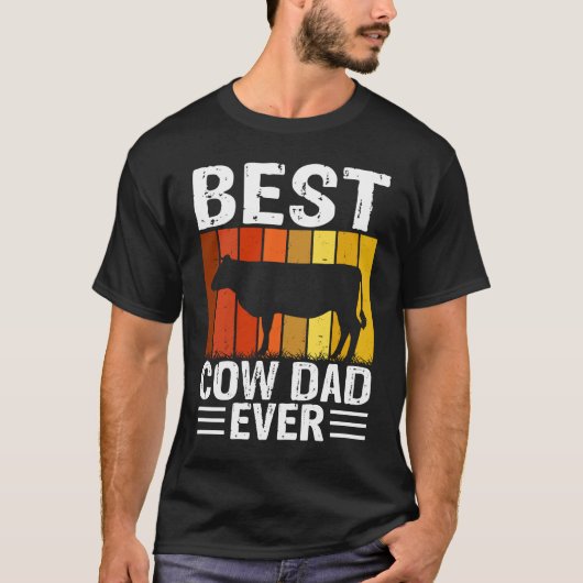 Beste Koe Vader Ooit 1 T-shirt (Voorkant)