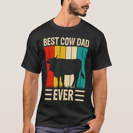 Beste Koe Vader Ooit 2 T-shirt (Voorkant)