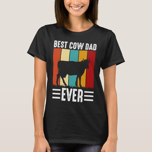 Beste Koe Vader Ooit T-shirt (Voorkant)