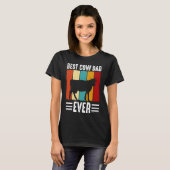Beste Koe Vader Ooit T-shirt (Voorkant volledig)