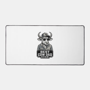 Beste Koe Vader Ooit Vintage Gravure Ontwerp_1 Bureaumat