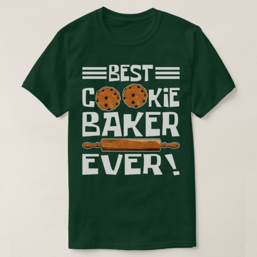 Beste koekjesmaker ooit t-shirt (Design voorkant)