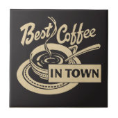 Beste koffie in de stad tegeltje (Voorkant)