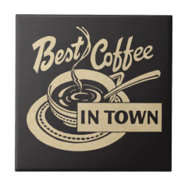 Beste koffie in de stad tegeltje