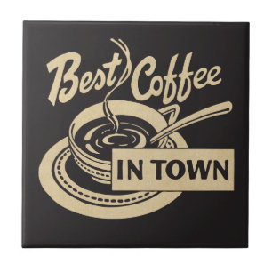 Beste koffie in de stad tegeltje