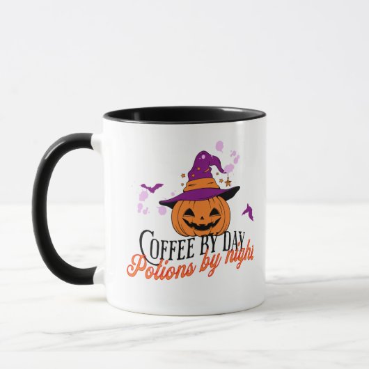 Beste koffie per dag Helloween koffie mok (Links)