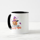 Beste koffie per dag Helloween koffie mok (Voorkant links)