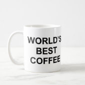Beste koffie ter wereld koffiemok (Links)