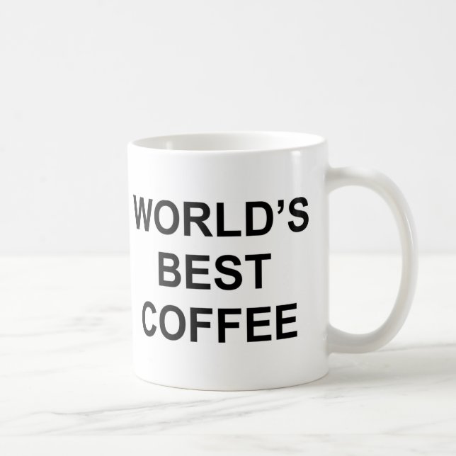 Beste koffie ter wereld koffiemok (Rechts)