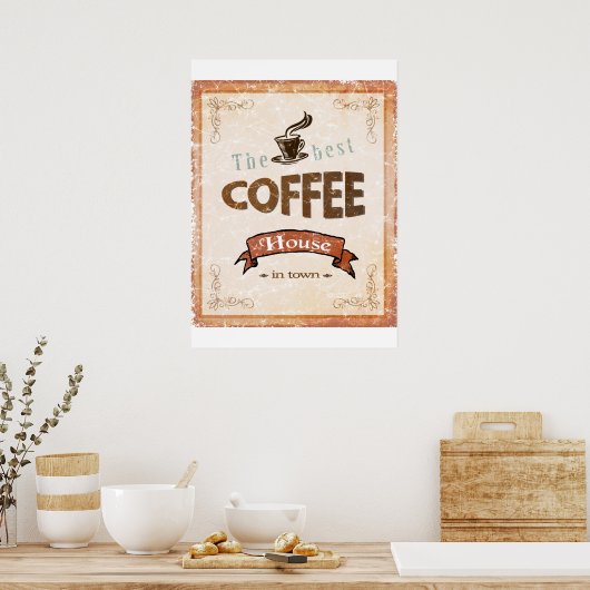 Beste Koffiebord  Poster (Keuken)
