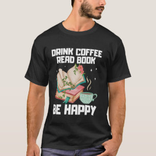 Beste koffiekunst voor mannen vrouwen cafeïne bone t-shirt