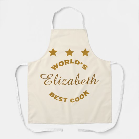 Beste kok beste kok ter wereld schort (Voorkant)