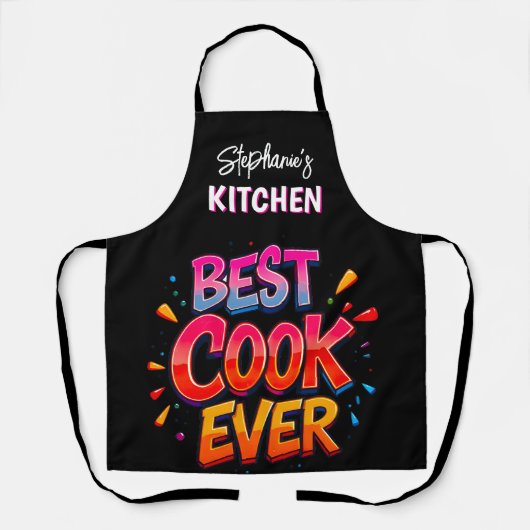 Beste kok ooit Mam's Kitchen Schort (Voorkant)