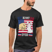 Beste Konijn Pap Ooit Bunny Kostuum Konijntjes T-shirt (Voorkant)