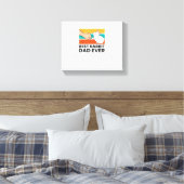Beste konijnenkonijn vader ooit grappig konijn canvas afdruk (Insitu (Slaapkamer))