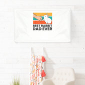 Beste konijnenkonijn vader ooit grappig konijn spandoek (Insitu)