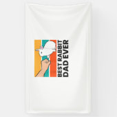Beste konijnenkonijn vader ooit grappig konijn spandoek (Verticaal)