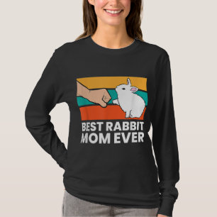 Beste konijnenmam ooit Cute Bunny Rabbit mama T-shirt