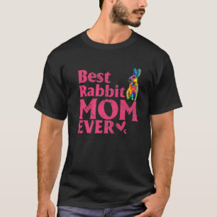 beste konijnenmam ooit gekleurd konijn-muis t-shirt