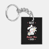 Beste konijnenmam ooit sleutelhanger (Voorkant Links)