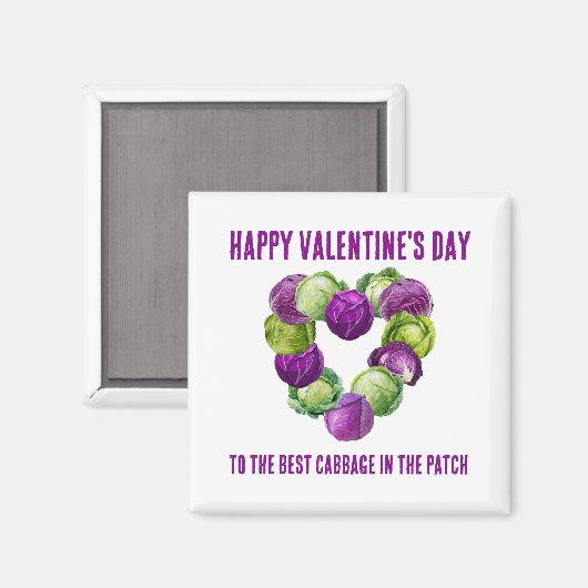 BESTE KOOL IN DE TUIN Valentijnskoppels Magneet (Voorkant / Achterkant)