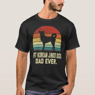  beste Koreaans Jindo Dog Dad Ever Dog T-shirt