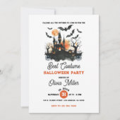 Beste kostuum Halloween Party Enchanted Castle Kaart (Voorkant)