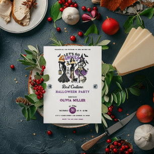 Beste kostuum Halloween Party uitnodiging