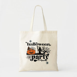 Beste Kostuum Retro Halloween Party Uitnodiging Tote Bag