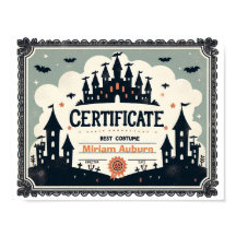 Beste Kostuumcertificaat - Haunted Castle Poster