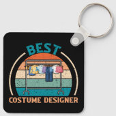 Beste kostuumontwerper - Retro Style Sleutelhanger (Achterkant)