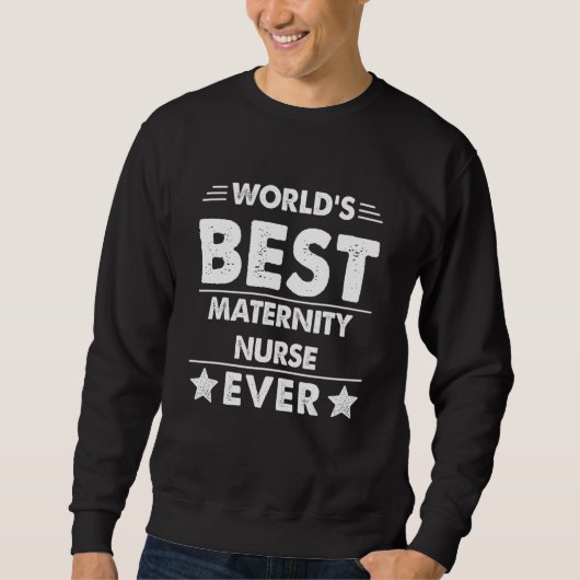 Beste kraamverpleegster ter wereld ooit trui (Voorkant)