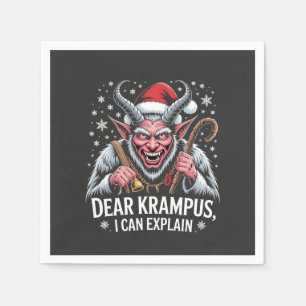 Beste Krampus, ik kan Kerstmis Sint Nicolaas uitle Servet