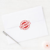 Beste kwaliteit ronde sticker (Envelop)